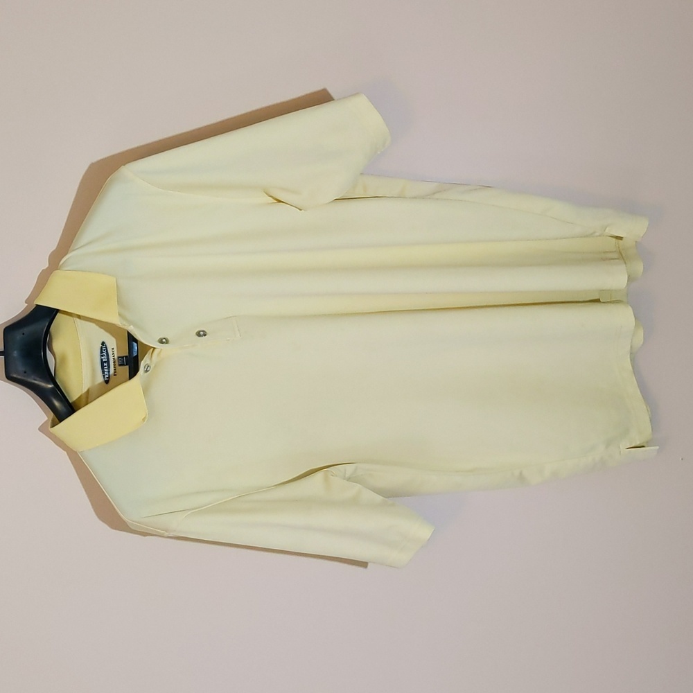 Pebble Beach| Yellow Golf Polo Performance shirt Polyester